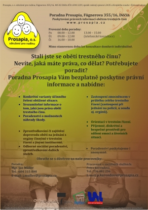 Občansk&eacute; sdružen&iacute; Prosapia informuje o sv&yacute;ch služb&aacute;ch