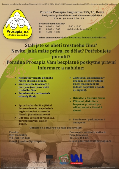 Občansk&eacute; sdružen&iacute; Prosapia informuje o sv&yacute;ch služb&aacute;ch