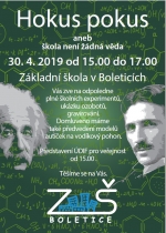 Hokus Pokus aneb &scaron;kola nen&iacute; ž&aacute;dn&aacute; věda