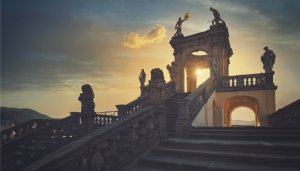 Nočn&iacute; Růžov&aacute; zahrada na z&aacute;mku