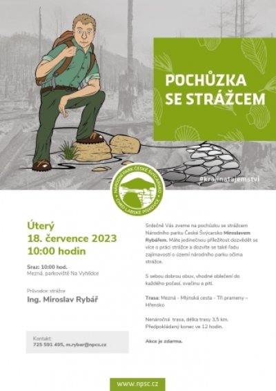 Komentovan&aacute; proch&aacute;zka se str&aacute;žcem