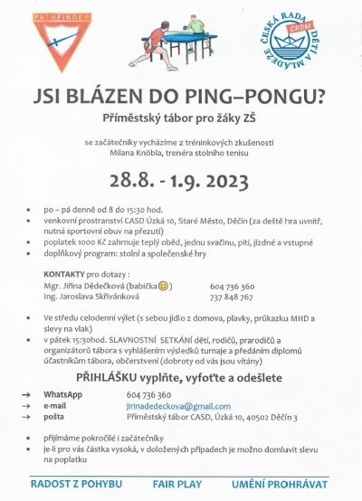 Př&iacute;městsk&yacute; t&aacute;bor pro ž&aacute;ky Z&Scaron;