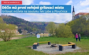 Prvn&iacute; veřejn&eacute; grilovac&iacute; m&iacute;sto v Děč&iacute;ně