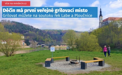 Prvn&iacute; veřejn&eacute; grilovac&iacute; m&iacute;sto v Děč&iacute;ně