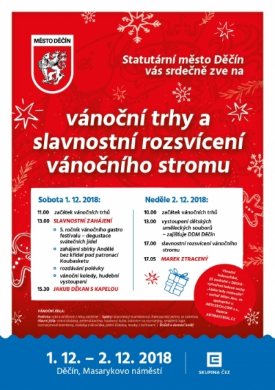 Slavnostn&iacute; rozsv&iacute;cen&iacute; v&aacute;nočn&iacute;ho stromu 2018