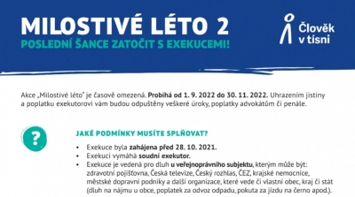 Milostiv&eacute; l&eacute;to startuje na zač&aacute;tku z&aacute;ř&iacute;