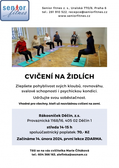 Nov&eacute; cvičen&iacute; pro seniory