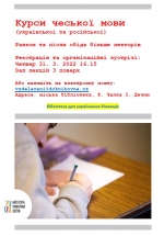 Kurzy če&scaron;tiny v knihovně