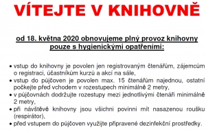 Knihovna již funguje naplno