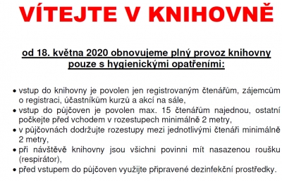 Knihovna již funguje naplno