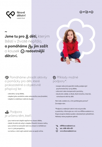 F&eacute;rov&eacute; dětstv&iacute; pro znev&yacute;hodněn&eacute; i talentovan&eacute; děti v &Uacute;steck&eacute;m kraji