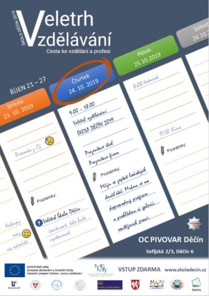 Veletrh &Scaron;kola Děč&iacute;n 2019