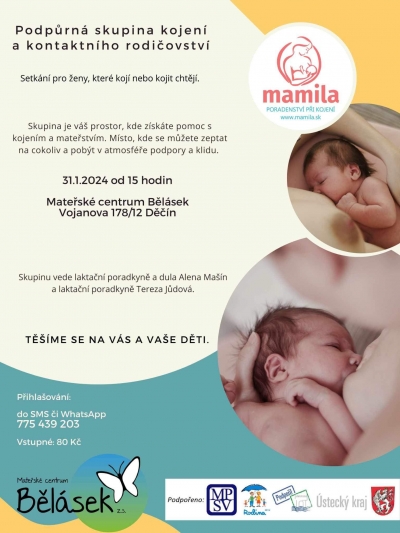 Podpůrn&aacute; skupina kojen&iacute; a kontaktn&iacute;ho rodičovstv&iacute;