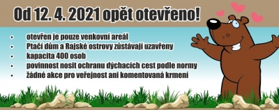 Zoo Děč&iacute;n opět otev&iacute;r&aacute; sv&eacute; br&aacute;ny