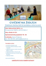 Senior fitnes - cvičen&iacute; na židl&iacute;ch v R&aacute;kosn&iacute;čku Děč&iacute;n