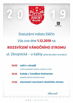 Zah&aacute;jen&iacute; adventu proběhne i v Podmoklech
