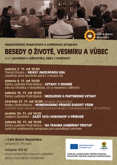 Listopadov&eacute; akce ve Slunečnici, z.s.