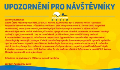 Aquapark se chyst&aacute; otevř&iacute;t