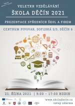 Veletrh &Scaron;KOLA DĚČ&Iacute;N 2021 proběhne v OC Pivovar