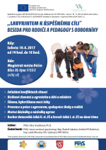 Pozv&aacute;nka na besedu pro rodiče a pedagogy s odborn&iacute;ky