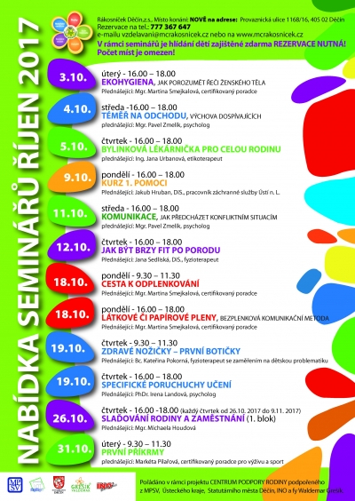 Ř&iacute;jnov&eacute; vzděl&aacute;vac&iacute; semin&aacute;ře