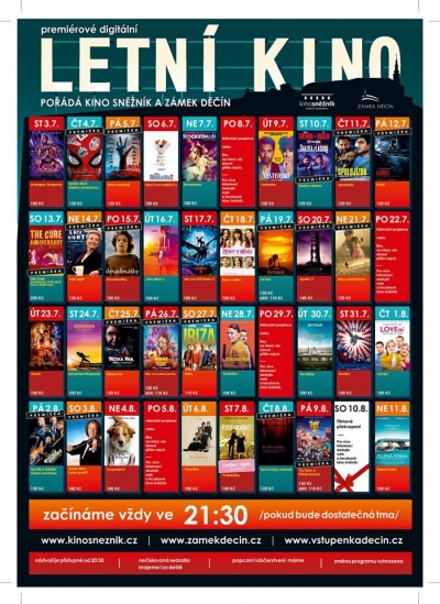 Letn&iacute; kino na z&aacute;mku