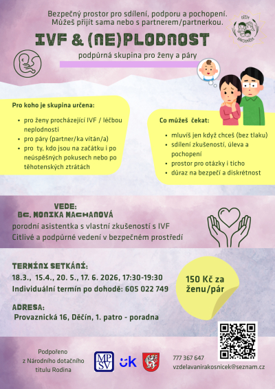 Podpůrn&aacute; skupina IVF v R&aacute;kosn&iacute;čku Děč&iacute;n