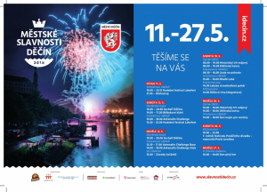 Městsk&eacute; slavnosti se bl&iacute;ž&iacute; a kromě tradičn&iacute;ch akc&iacute; se letos můžeme tě&scaron;it i na zaj&iacute;mav&eacute; novinky