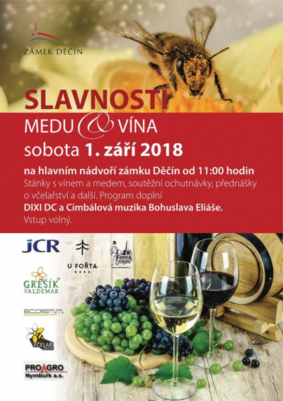 Slavnosti medu a v&iacute;na na z&aacute;mku