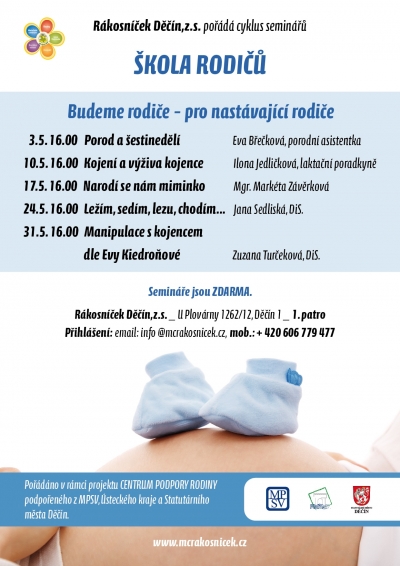 R&aacute;kosn&iacute;ček, z.s. poř&aacute;d&aacute; cyklus semin&aacute;řů &Scaron;kola rodičů