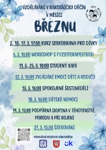 R&aacute;kosn&iacute;ček Děč&iacute;n V&aacute;s zve na vzděl&aacute;vac&iacute; akce - březen 2025