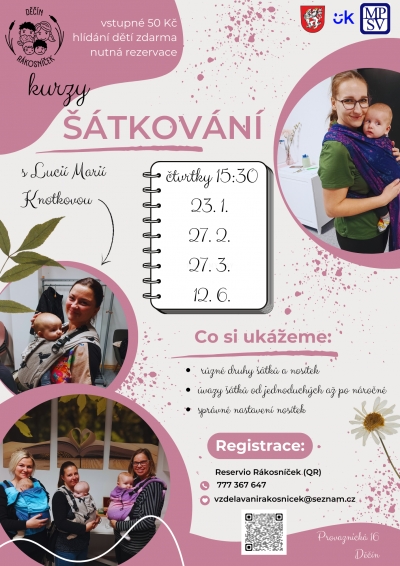 Kurzy &scaron;&aacute;tkov&aacute;n&iacute; v R&aacute;kosn&iacute;čku Děč&iacute;n