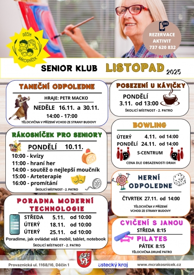Listopadov&eacute; akce v Senior klubu