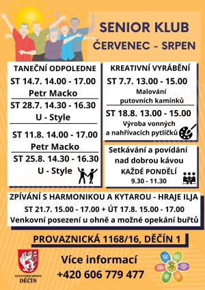 Program Senior klubu na l&eacute;to