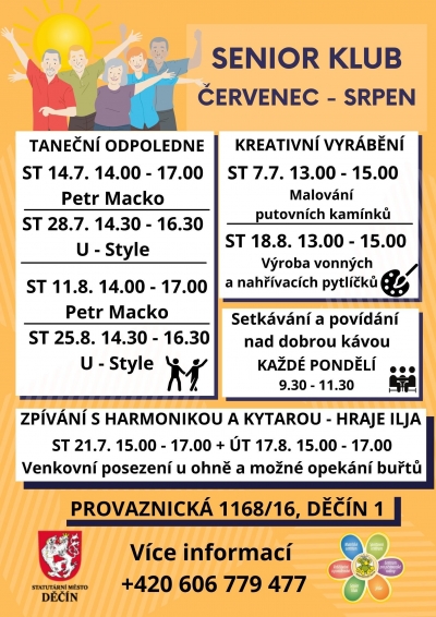 Program Senior klubu na l&eacute;to