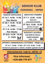 Program Senior klubu na l&eacute;to