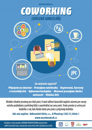 Coworkingov&eacute; centrum v R&aacute;kosn&iacute;čku