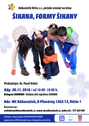 Zaj&iacute;mav&yacute; semin&aacute;ř a webin&aacute;ře R&aacute;kosn&iacute;čka Děč&iacute;n v ř&iacute;jnu a listopadu