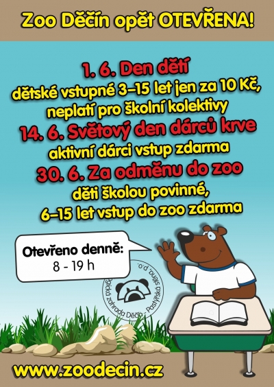 Červen v Zoo Děč&iacute;n