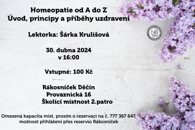 Homeopatie od A do Z