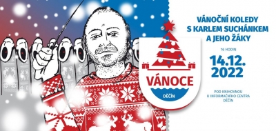 V&aacute;nočn&iacute; koledy pod knihovnou