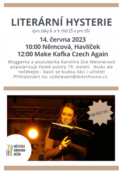 Beseda pro S&Scaron; v městsk&eacute; knihovně Děč&iacute;n