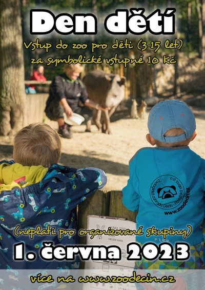 Den dět&iacute; oslav&iacute; zoo vstupem pro děti jen za "desetikačku"