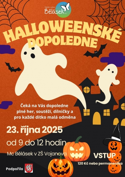 Halloweensk&eacute; dopoledne v MC Běl&aacute;sek, z. s.
