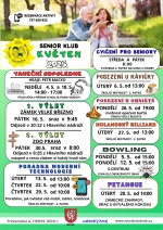 Senior klub - akce KVĚTEN 2025